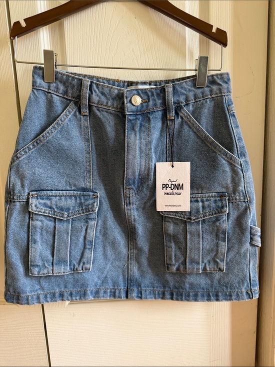 Princess Polly Dresses & Skirts - NWT Princess Polly Tall denim mini skirt